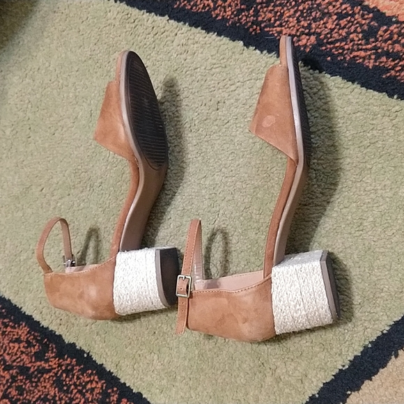 Bella Vita Genuine Suede Heeled Sandals Made in Italy - Picture 3 of 6